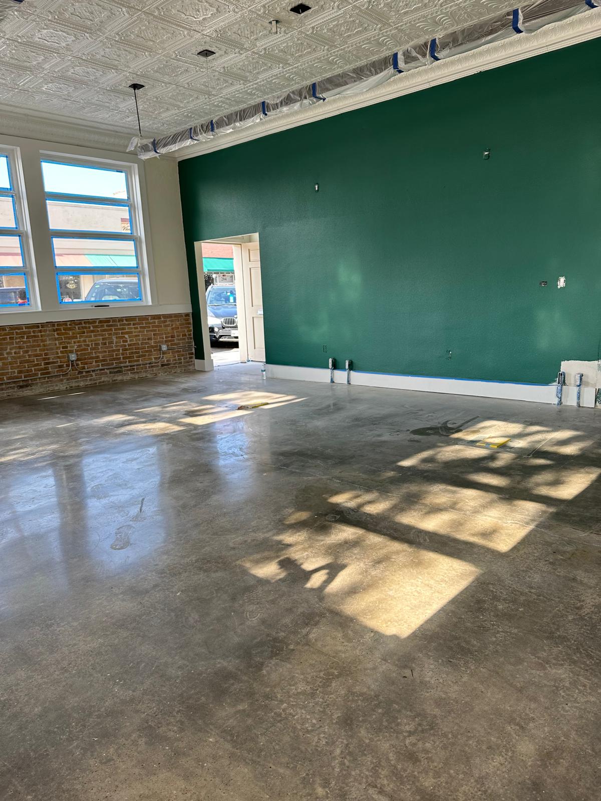 Historic interior progress