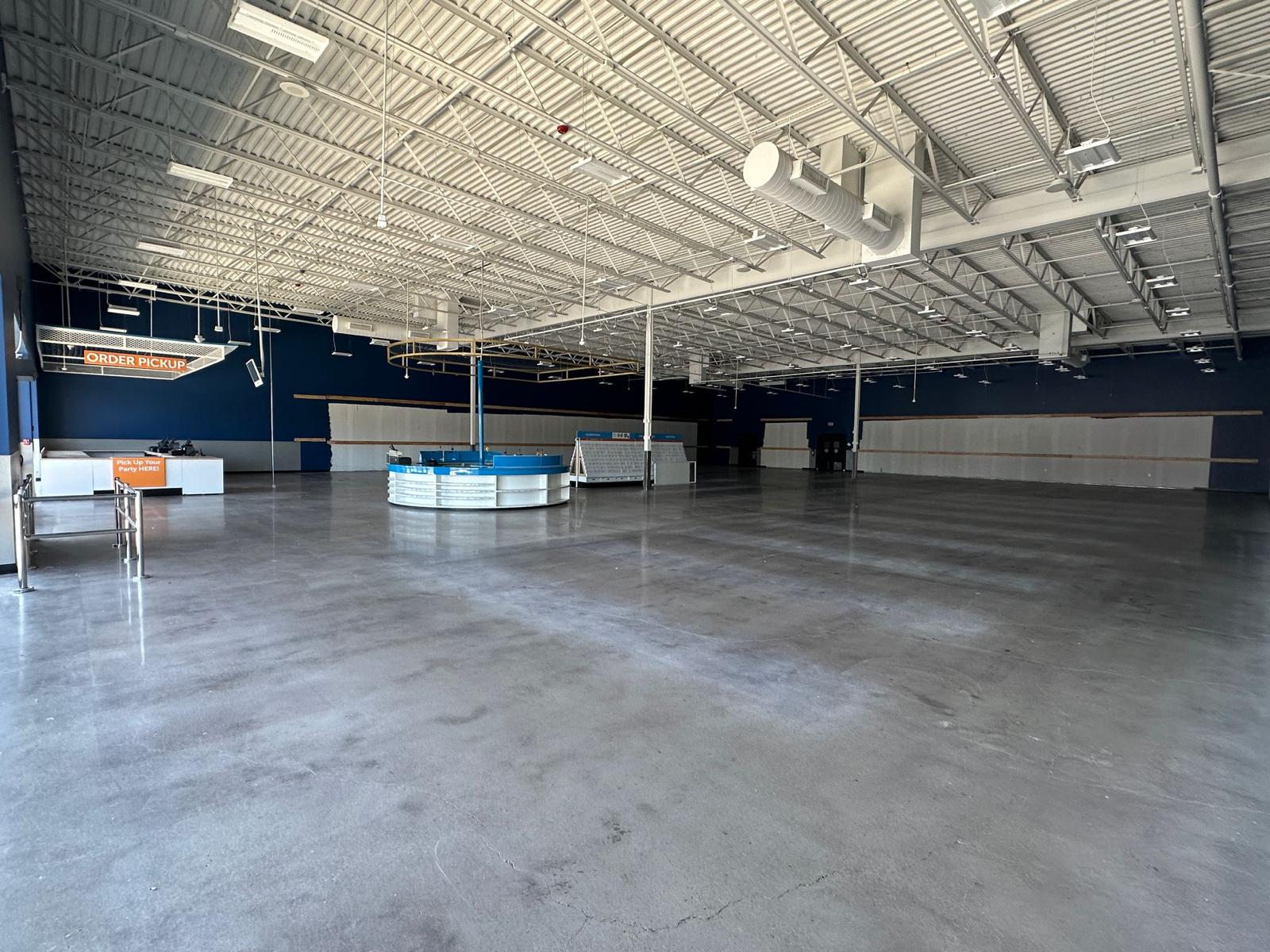 Retail interior buildout