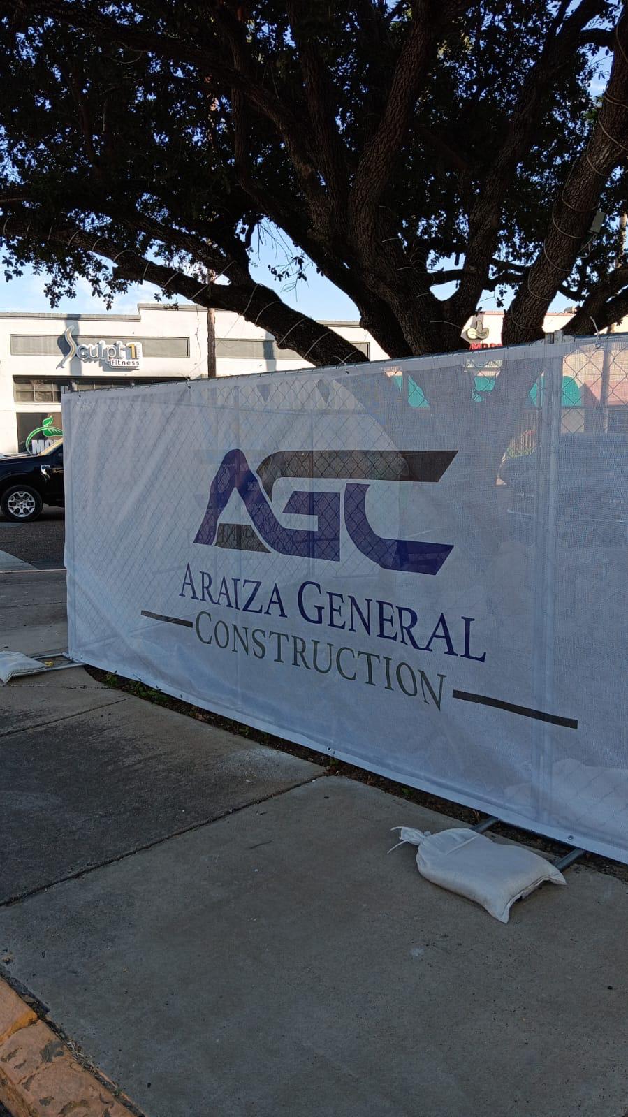 AGC site banner at job