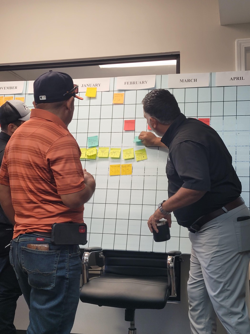 Planning session, Harlingen office